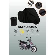 Dokaca Siyah Mondial 100 Km Uyumlu Motor Branda, Koruyucu Örtü, Motosiklet Brandası