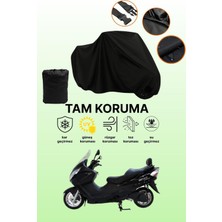 Dokaca Siyah Mondial 250 Buffalo Uyumlu Motor Branda, Koruyucu Örtü, Motosiklet Brandası