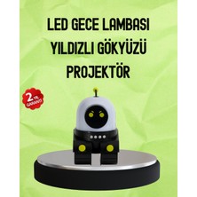 Teknodayım Bluetooth Bağlantılı Yüksek Çözünürlüklü Galaksi Projektör