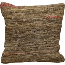 Kilim Antik El Dokuma Kilim Kırlent Yastık Kılıfı 0266 - Yeni - Çok Renkli
