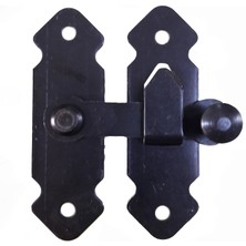 Hello Papana Fransız Kilidi Bahçe Kapısı Mandalı Siyah