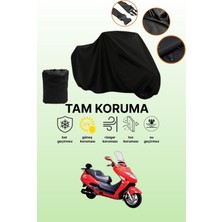Dokaca Siyah Dorado Sandor 150 Uyumlu Motor Branda, Koruyucu Örtü, Motosiklet Brandası