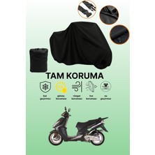 Dokaca Siyah Kanuni Rokko 150 Uyumlu Motor Branda, Koruyucu Örtü, Motosiklet Brandası