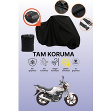Dokaca Siyah Arka Çanta Uyumlu Kral Motor KR-150-G Uyumlu Motosiklet Brandası, Koruyucu Örtü
