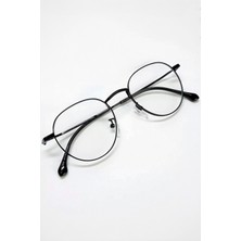 Habeq Optik Uyumlu Camları Değiştirilebilir Blue Block Round Gözlük