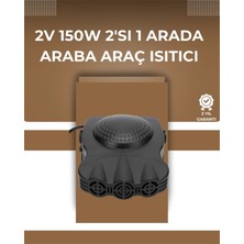 MCM Group 12V Araç Fanı & Isıtıcı | Ön Cam Buzu Çözücü, 360° Ayarlanabilir Başlık, Anında Sıcaklık