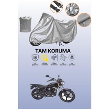 Dokaca Gri Kanuni Terry Uyumlu Motosiklet Brandası, Koruyucu Örtü, Motor Branda