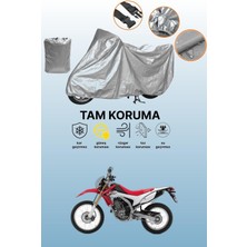 Dokaca Gri Honda Crf 250 L Uyumlu Motosiklet Brandası, Koruyucu Örtü, Motor Branda