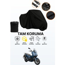 Dokaca Siyah Yuki Xway 125 Uyumlu Motor Branda, Koruyucu Örtü, Motosiklet Brandası