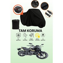 Dokaca Siyah Arka Çanta Uyumlu Rks Rz 125 Uyumlu Motosiklet Brandası, Koruyucu Örtü