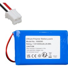 Powermaster PM-25227 7.4 Volt - 4000 Mah Polimer Li-Ion Uydu Bulucu Yedek Batarya