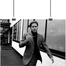 Vintage Gezegen Brad Pitt Poster5 - Retro Duvar Dekoru