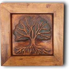 Toprakana Art Hayat Ağacı Seramik Duvar Pano