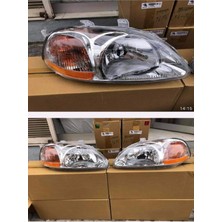 Atik Garaj Ies Civic 1996-1998 ve 1999 Model Uyumlu Makyajsız Kasa Usdm Far