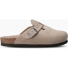 Kadın Terlik Rıva G105495 Genuins Velour Taupe