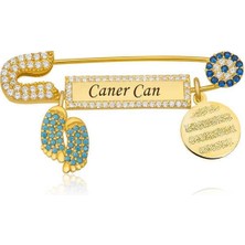 Gumush Hk Gümüş Yaka İğnesi İsimli Bebek |Gümüş Takı Hediyelik Ürünler