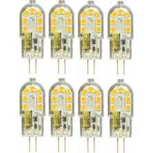 Avarson (8 adet) OSAKA 12VOLT 3W Sarı Işık (3000K) G4 Duylu LED Kapsül Ampul