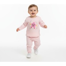 Gigi Giyim Yıldız Baskılı Kız Bebek Takım