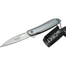 BYZM Crkt Cr 0055 Kamp Çakı 18 cm - Otomatik, Metal Saplı, Kılıflı, Kutulu