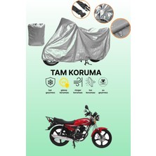 Dokaca Gri Mondial 100 Mg Prince Uyumlu Motosiklet Brandası, Koruyucu Örtü, Motor Branda