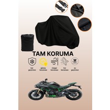 Dokaca Siyah Kawasaki Z H2 Se Uyumlu Motor Branda, Koruyucu Örtü, Motosiklet Brandası