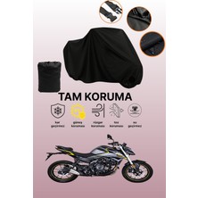 Dokaca Siyah Voge 525 R Uyumlu Motor Branda, Koruyucu Örtü, Motosiklet Brandası
