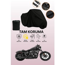 Dokaca Siyah Harley-Davidson Sportster Iron 883 Uyumlu Motor Branda, Koruyucu Örtü, Motosiklet Brandası