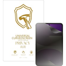 Microcase Huawei Pura x ile Uyumlu Privacy Gizlilik Filtreli Hayalet Nano Ekran KORUYUCU-EKM110