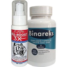BYZM ETKILI50 ml Bigboost Erkek 3xeffect Canlandirici Krem + Yanında 1 Kutu 30LU Binareks Erkek Pırostat
