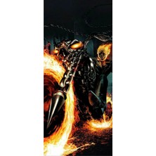 Aydın Garage Araba Kapı Direk Kaplama Folyosu Ghost Rider