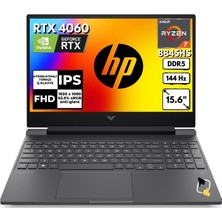 Hp Victus B82N6EA FR43| Amd Ryzen™ 7 8845HS | 16 GB Ddr5 Ram | 4 Tb | Nvıdıa® Geforce Rtx™ 4060 | 15, 6 Inç Fhd IPS 144 Hz | Windows 11 Pro | Gaming Laptop |