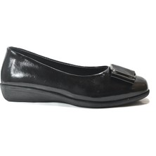 Beety 25BY.2520 Hakiki Deri Rugan Siyah Ortopedik Kadın Ev Babet Ayakkabı