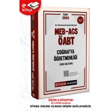 2026 Meb-Ags Öabt Coğrafya Öğretmenliği Konu Anlatımlı E-Kitap