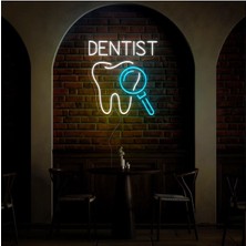 Dentıst Yazılı ve Şekilli Neon Tabela
