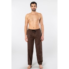 Cacharel Erkek Dokuma Pijama Tek Alt 2240/KAHVE 1