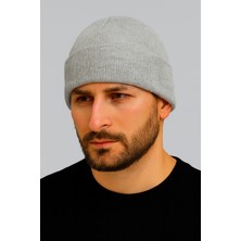 Abarta Unisex Triko Örgü Spor Katlamalı Bere Standart