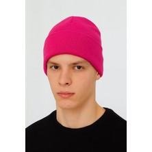 Abarta Unisex Triko Örgü Spor Katlamalı Bere Standart