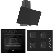  Ferre Flowart Serisi (QBL62CS-SS205-D077) Ankastre Set