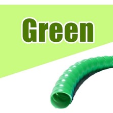 Bisiklet Dünyam Çok Amaçlı Plastik Kablo Koruyucu Scooter, Bisiklet ve Elektronik Için Uyumlu [ 1 Metre ] Yeşil