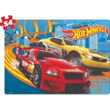 Diytoy Hot Wheels 2in1 Puzzle 54 Parça Eğlenceli Tasarım 3 Yaş ve Üzeri İçin Uygun