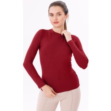 Yade Fashion Kadın Uzun Kol Body - Bisiklet Yaka