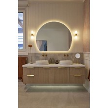 Faw Decor Premium LED Işıklı Şık ve Zarif Ayna Modern Tasarım Duvar Aynası Banyo Aynası