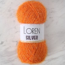 Loren Silver Turuncu El Örgü Ipi̇ - RS0103 - 34086