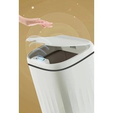 Alvo Store 20 Lt Sensörlü Çöp Kovası – Akıllı Antibakteriyel Pilli Otomatik Kapaklı 4 Kalem Pil Dahil