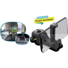 Mikasso Arka Koltuk Telefon Tutucu ve Askı Piranha Gri Cn