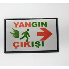MCM Group Büyük Boy Yangın Çıkışı Yönlendirme Tabelası 13 x 8 cm