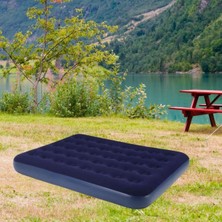 MCM Group Çift Kişilik Yumuşak Şişme Yatak-Kolay Hazırlanır Rahat Misafir Yatağı Kamp Yatağı (203 cm X152 Cm)