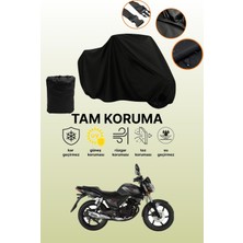 Dokaca Siyah Rks 125-S Uyumlu Motor Branda, Koruyucu Örtü, Motosiklet Brandası
