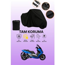 Dokaca Siyah Yuki T11 Explorer Uyumlu Motor Branda, Koruyucu Örtü, Motosiklet Brandası