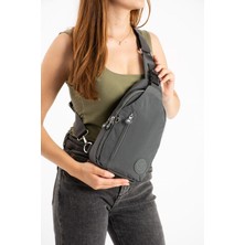 Rky Serenity Sanmorris Kadın Krinkıl Kumaş Suya Dayanıklı Çapraz Askılı Çanta